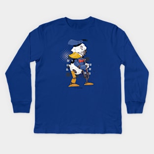 The Cyborg Duck Kids Long Sleeve T-Shirt